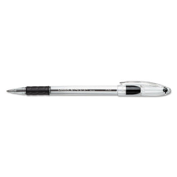 Pentel® R.s.v.p. Ballpoint Pen, Stick, Fine 0.7 Mm, Black Ink, Clear-black Barrel, Dozen freeshipping - TVN Wholesale